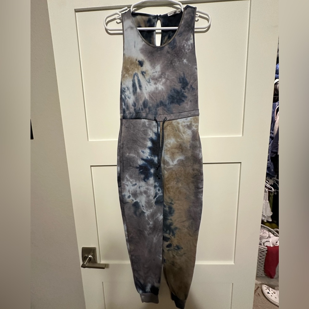 Antistar tie dye jumper with cinched waist